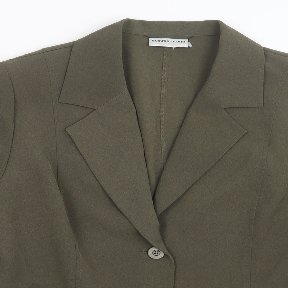 Sommermann Womens Green   Jacket  Size 14