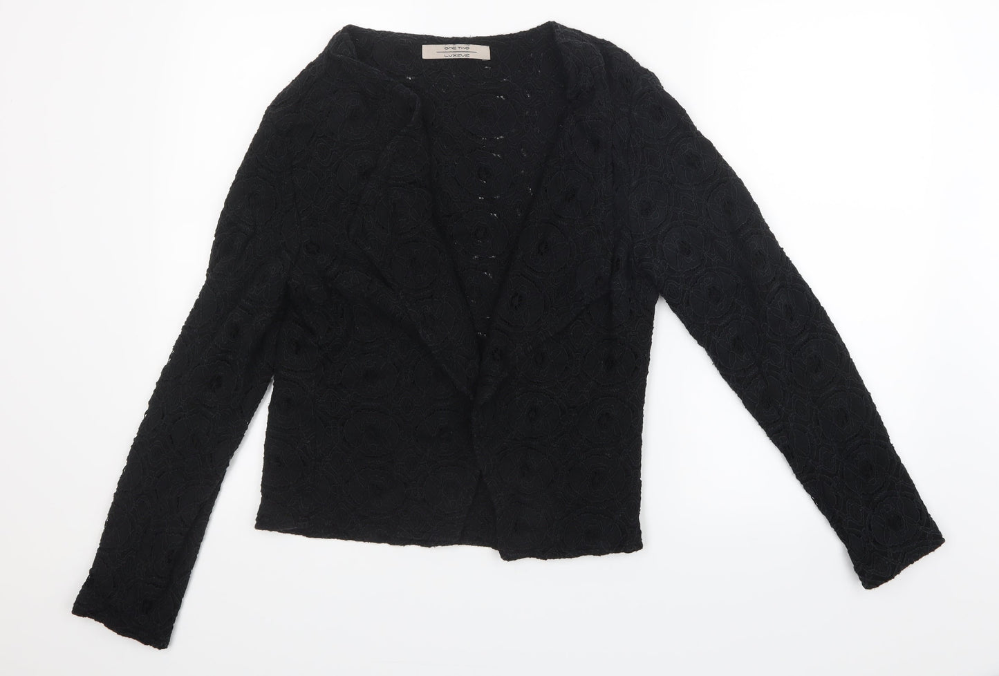 One Two Womens Black   Jacket  Size 14