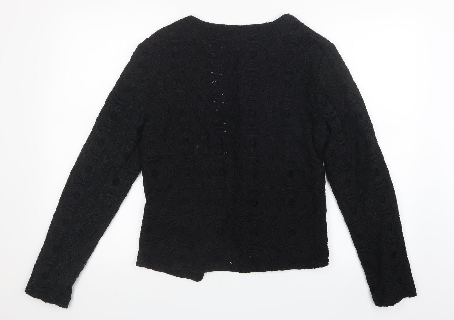 One Two Womens Black   Jacket  Size 14