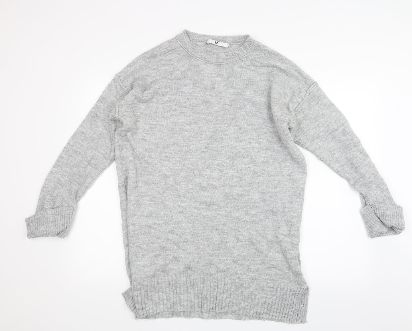 Very Womens Grey  Knit Pullover Jumper Size 16
