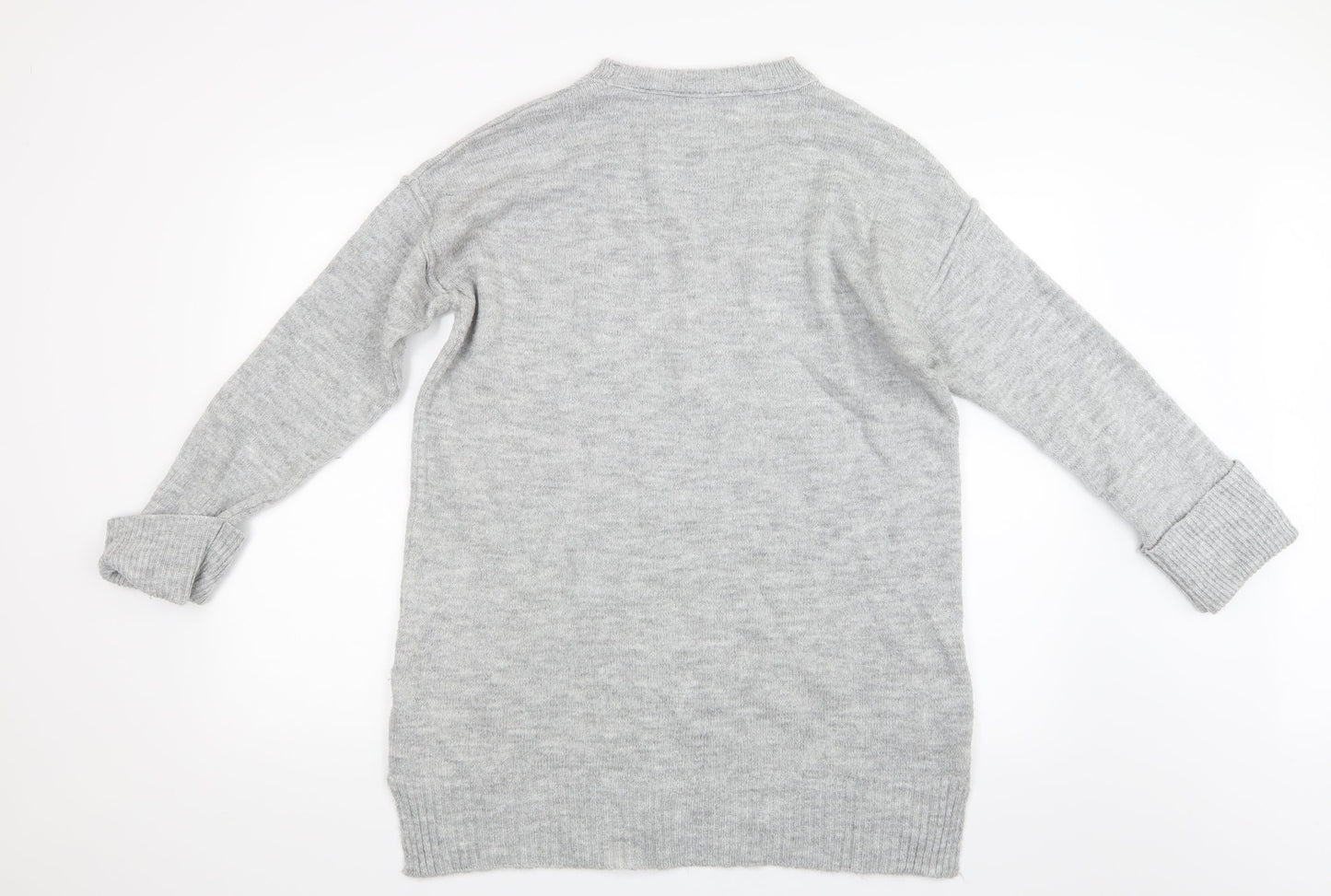 Very Womens Grey  Knit Pullover Jumper Size 16
