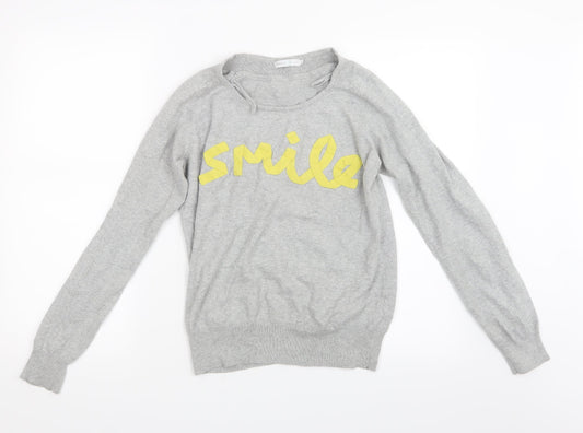 Only Womens Grey   Pullover Jumper Size M