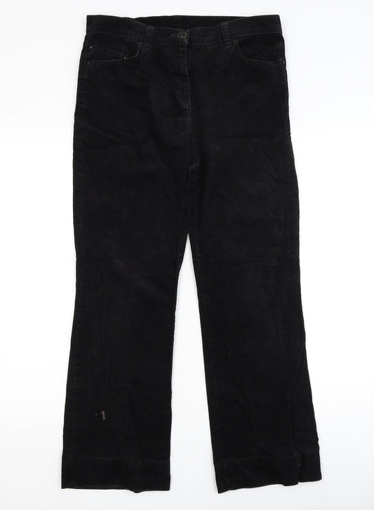 Marks and Spencer Womens Black   Trousers  Size 10 L27 in