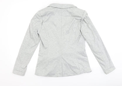 Preloved Amisu Womens Grey   Jacket Blazer Size 10 - Back