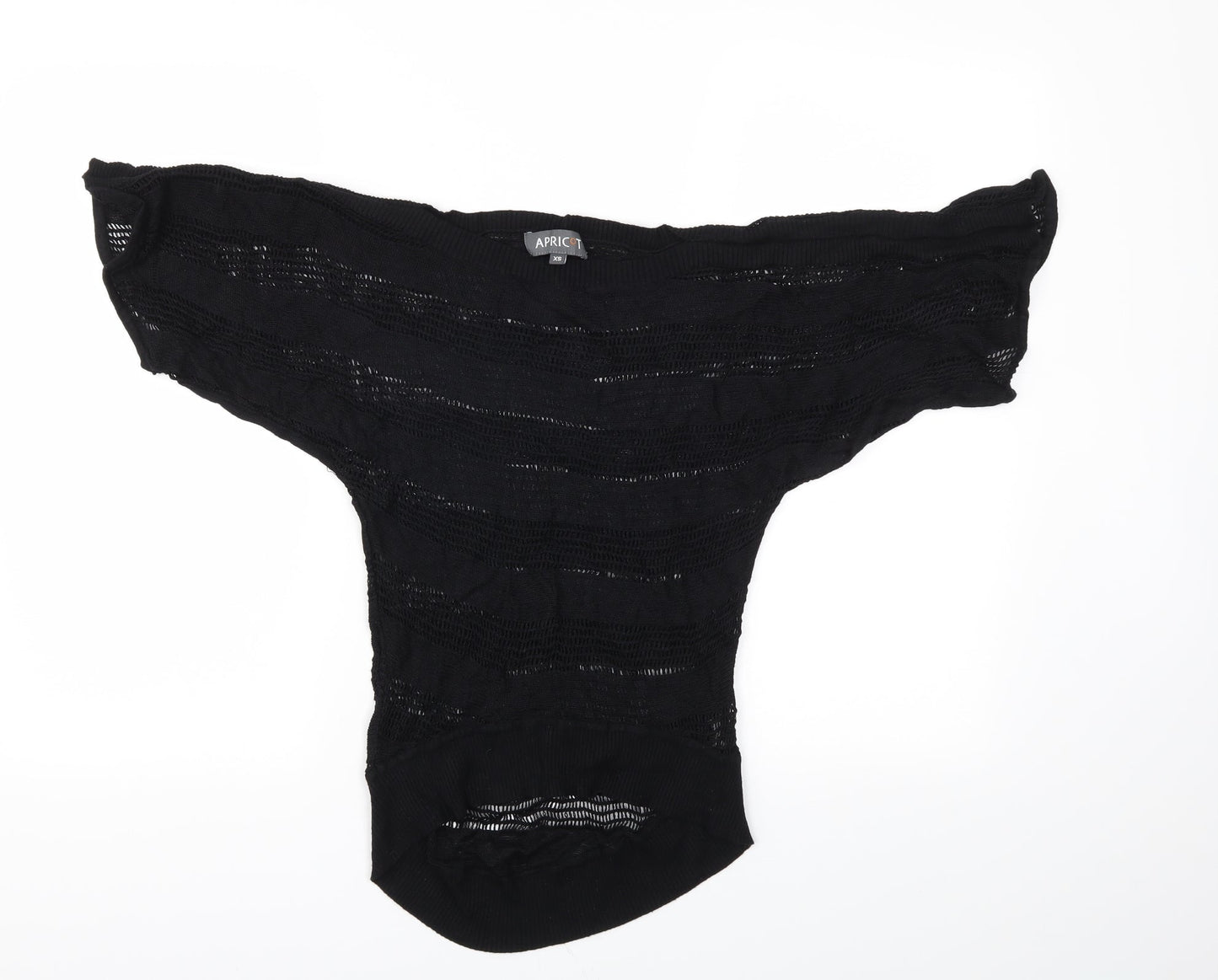 apicot Womens Black   Basic T-Shirt Size XS