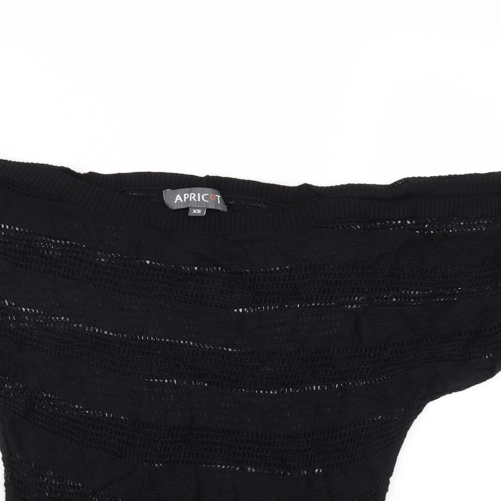 apicot Womens Black   Basic T-Shirt Size XS