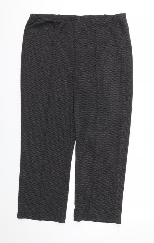 BM Womens Grey   Trousers  Size 14 L24 in