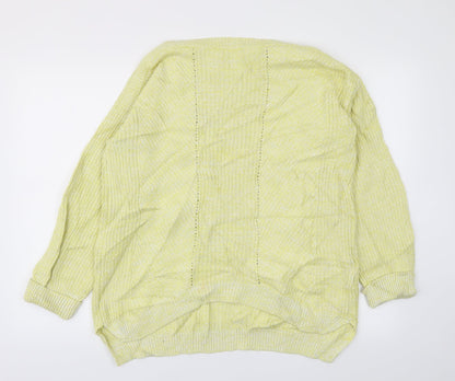 Marks & Spencer Womens Yellow   Pullover Jumper Size M