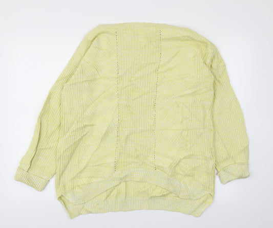 M&S Womens Yellow   Pullover Jumper Size M