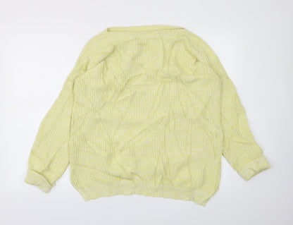 Marks & Spencer Womens Yellow   Pullover Jumper Size M