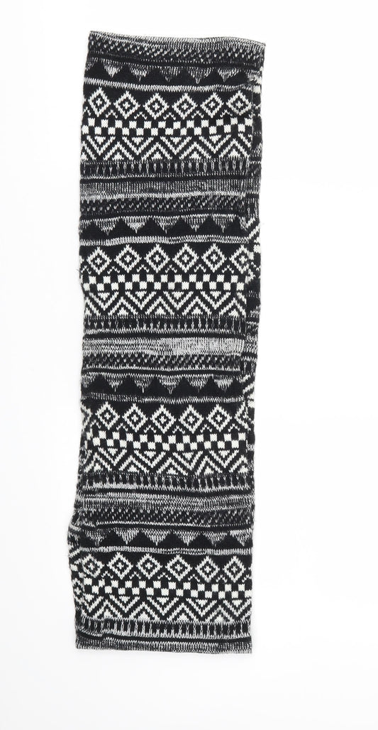 Preworn Unisex Black Argyle/Diamond   Scarf