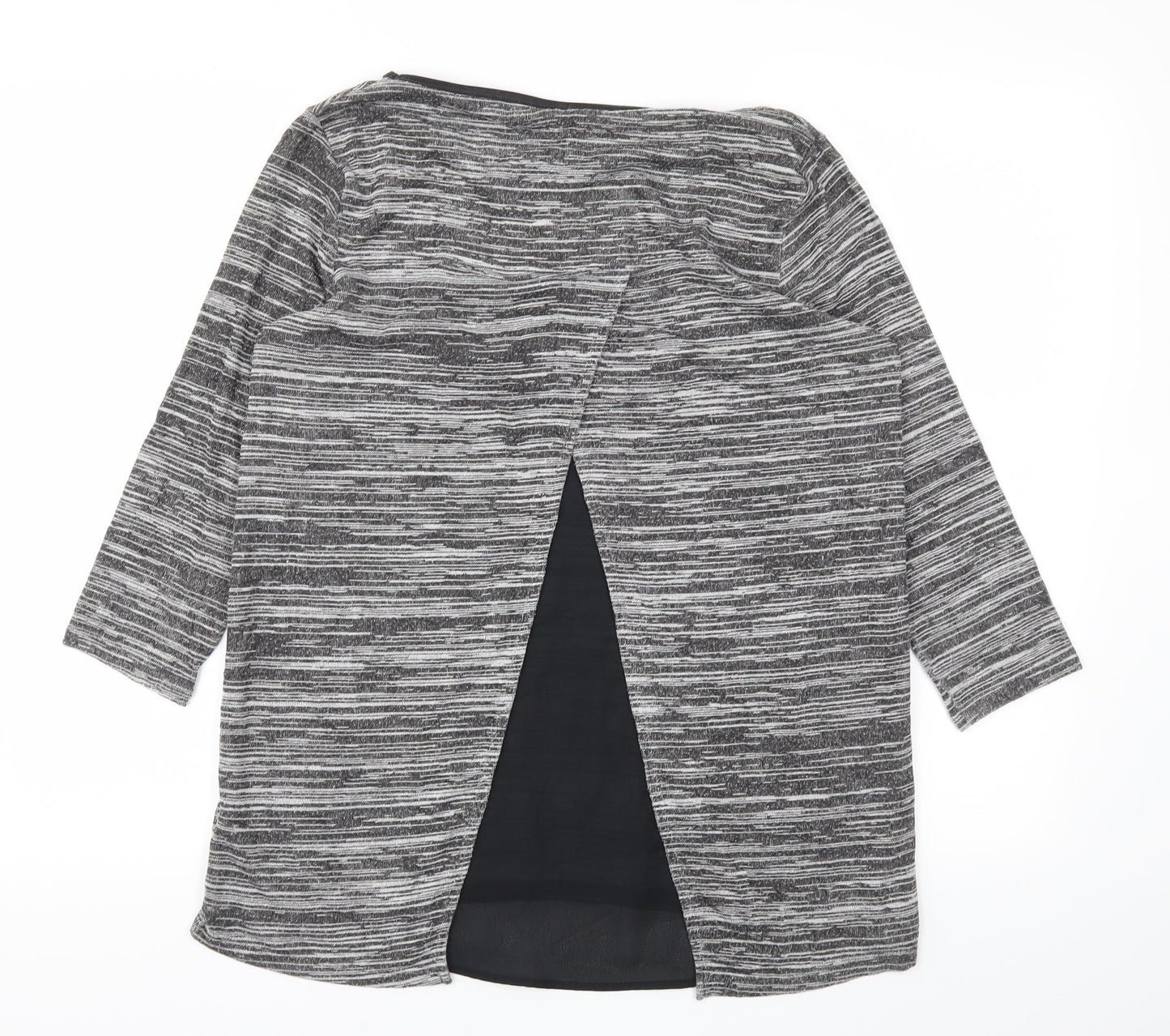 M&S Womens Grey   Basic T-Shirt Size 10