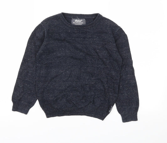 Primark Boys Blue   Pullover Sweatshirt Size 6-7 Years