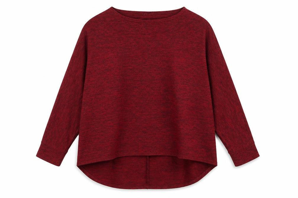 FEELING  Womens Red   Pullover Jumper Size L