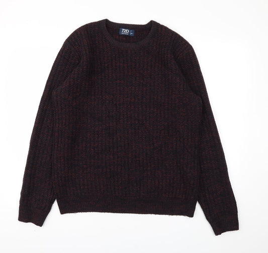 72D Mens Red   Pullover Jumper Size L