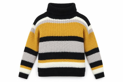 SELECT  Womens Yellow Striped  Pullover Jumper Size 12