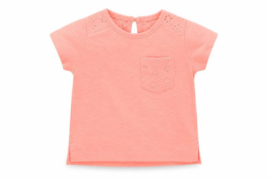 Primark Girls Pink   Basic T-Shirt Size 6-9 Months