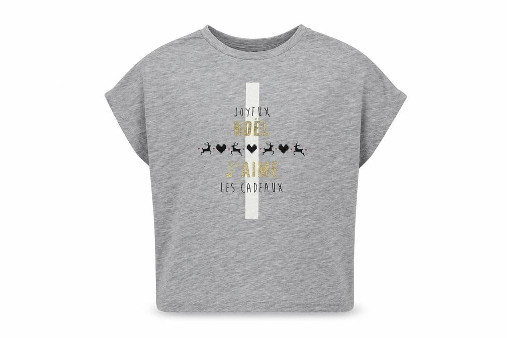River Island Girls Grey   Basic T-Shirt Size 5-6 Years