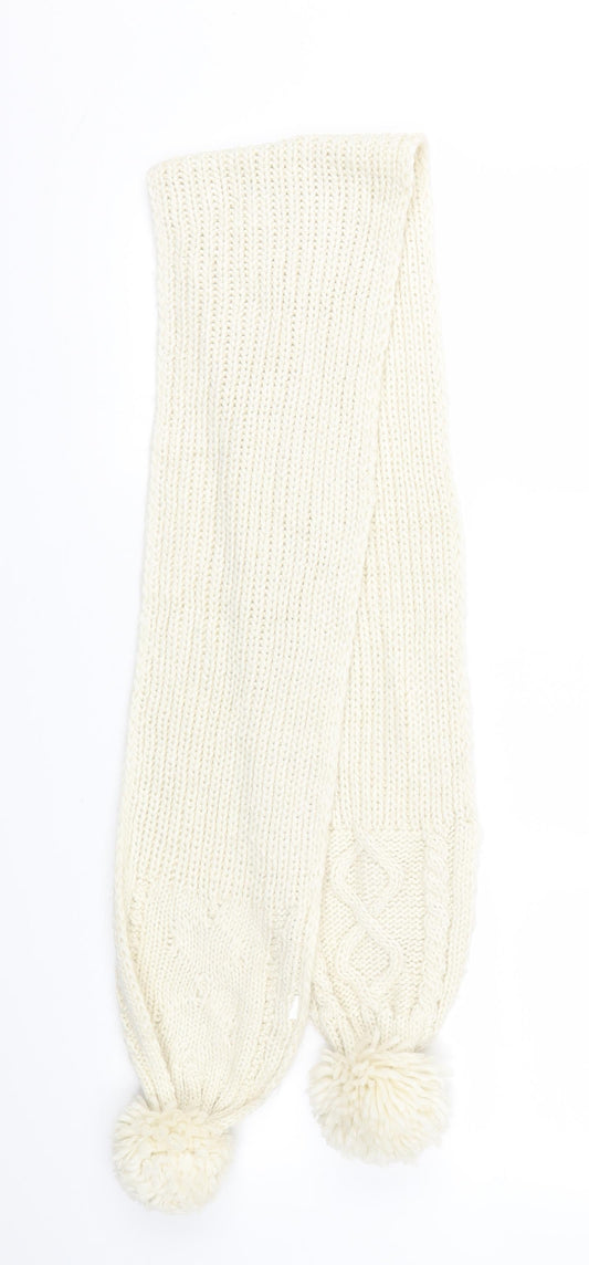 Preworn Womens Ivory    Scarf