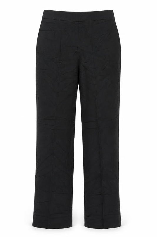 Al Paradise Womens Black   Pedal Pusher Trousers Size 12 L27 in