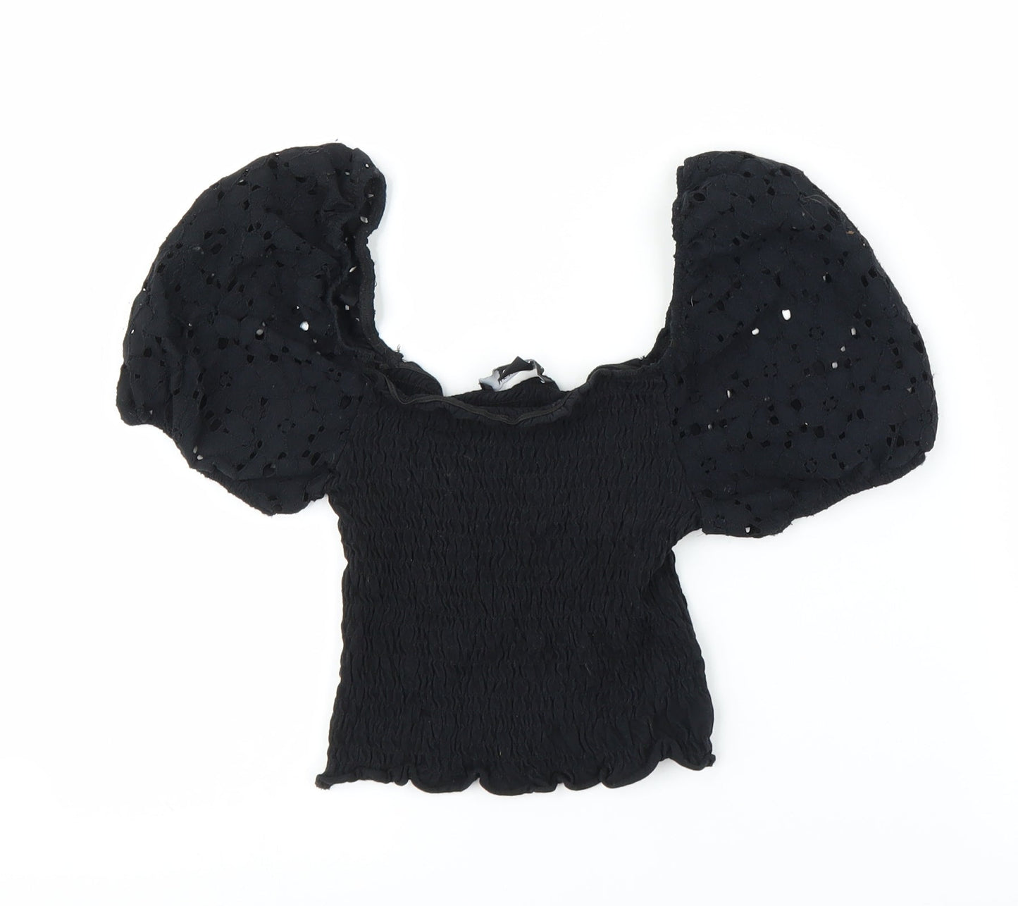 New Look Girls Black   Basic Blouse Size 10 Years