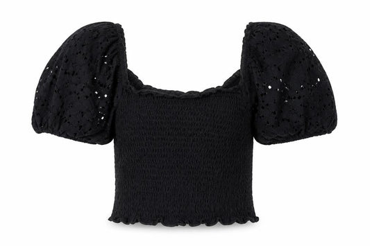 New Look Girls Black   Basic Blouse Size 10 Years