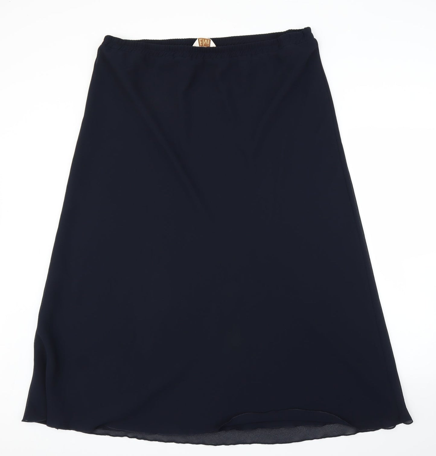 ELVI Womens Blue   A-Line Skirt Size XL