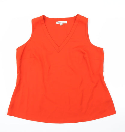 Preloved Capsule Womens Red   Basic Blouse Size 18 - Front