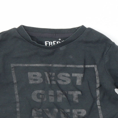 F&F Boys Grey   Basic T-Shirt Size 12-18 Months