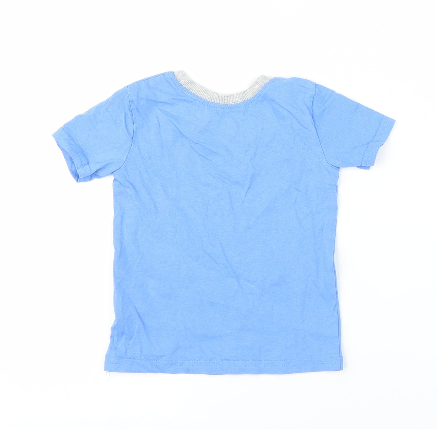 George Boys Blue   Basic T-Shirt Size 9-12 Months