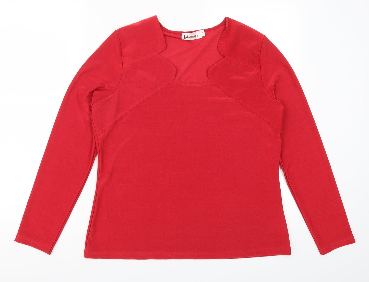 Kaleidoscope Womens Red   Basic T-Shirt Size 14