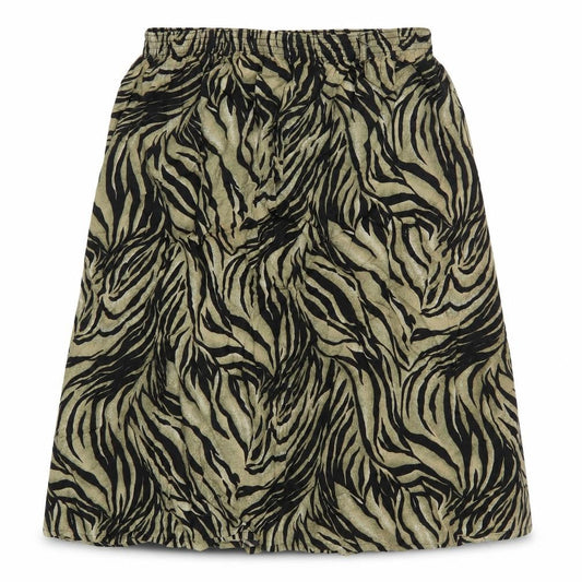 Design Essentials Womens Green Animal Print  A-Line Skirt Size 16