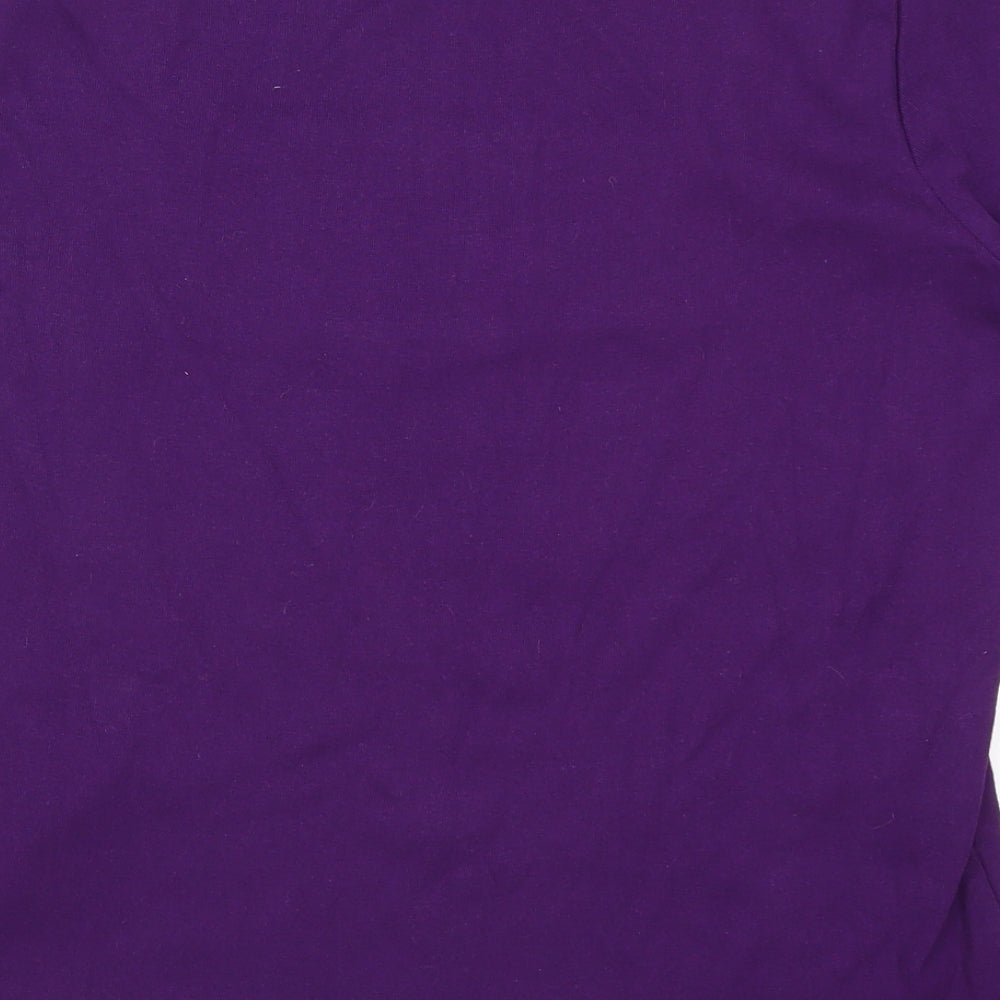 Bonmarché Womens Purple   Basic T-Shirt Size L