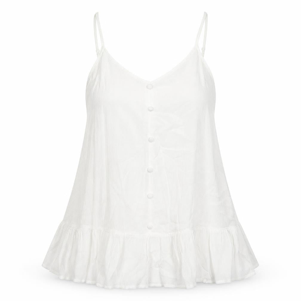 Cameo Rose Womens White Basic Tank Size 10