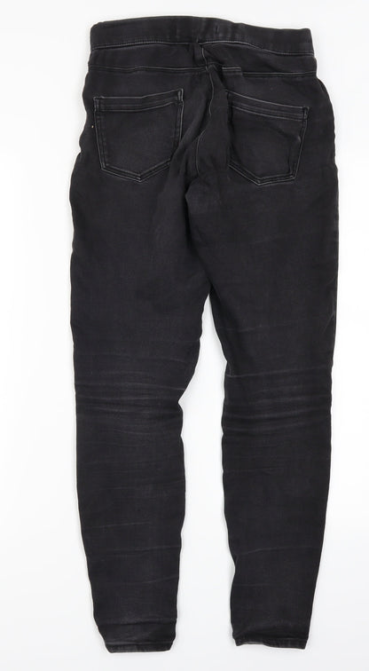 Preloved George Womens Black  Denim Jegging Jeans Size 8 L28.5 in - Back