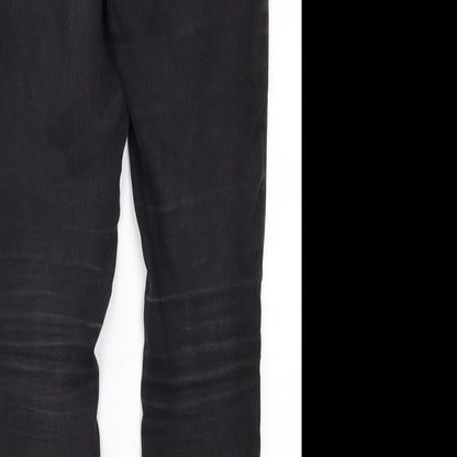 Preloved George Womens Black  Denim Jegging Jeans Size 8 L28.5 in - Label
