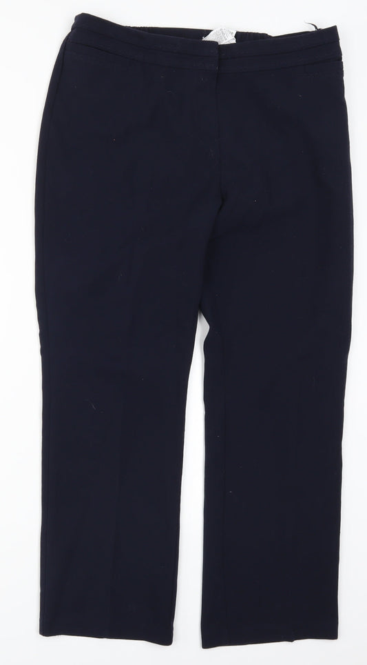 Marks and Spencer Womens Blue   Trousers  Size 14 L26 in