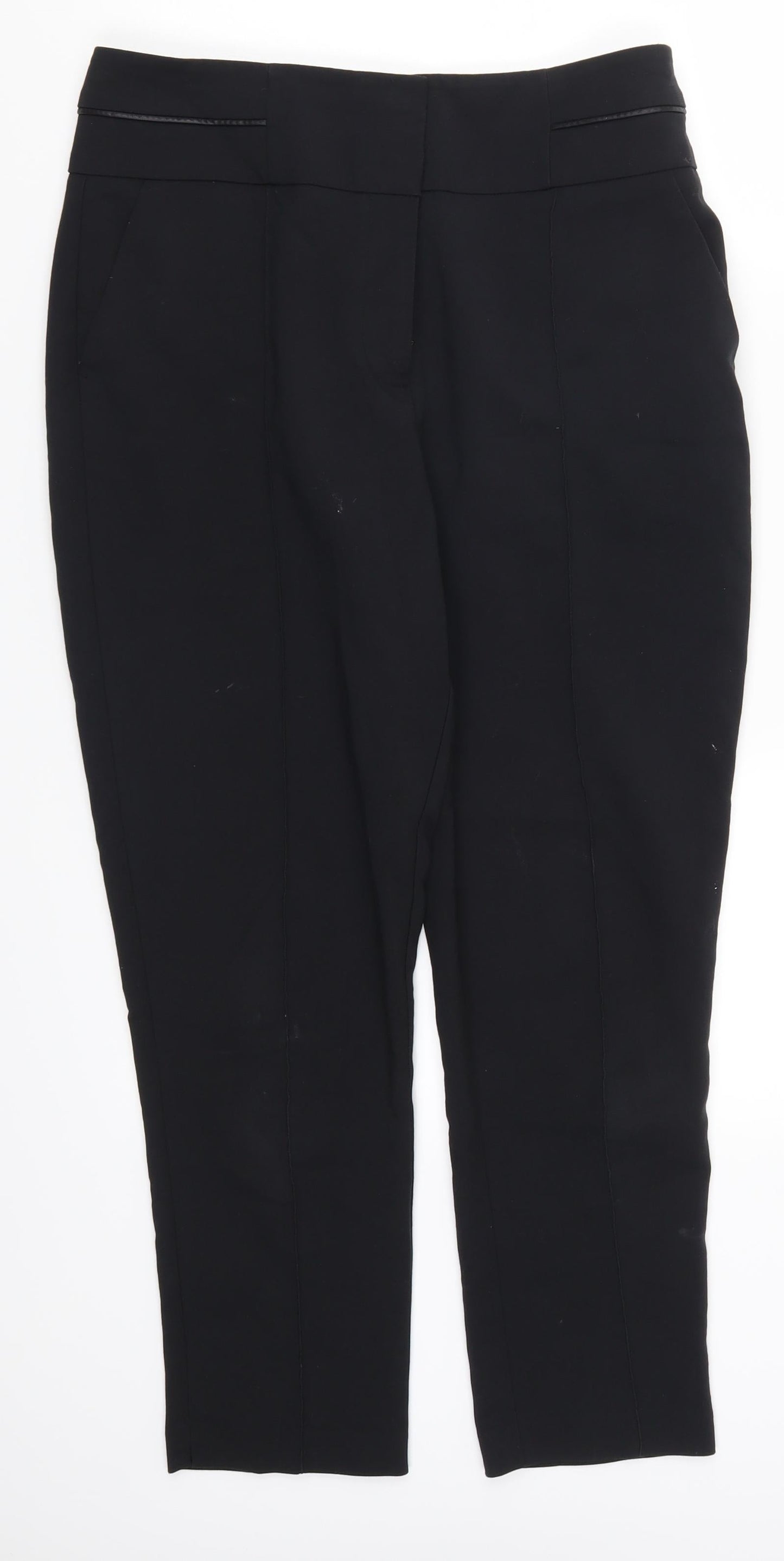 Oasis Womens Black   Trousers  Size 12 L24 in