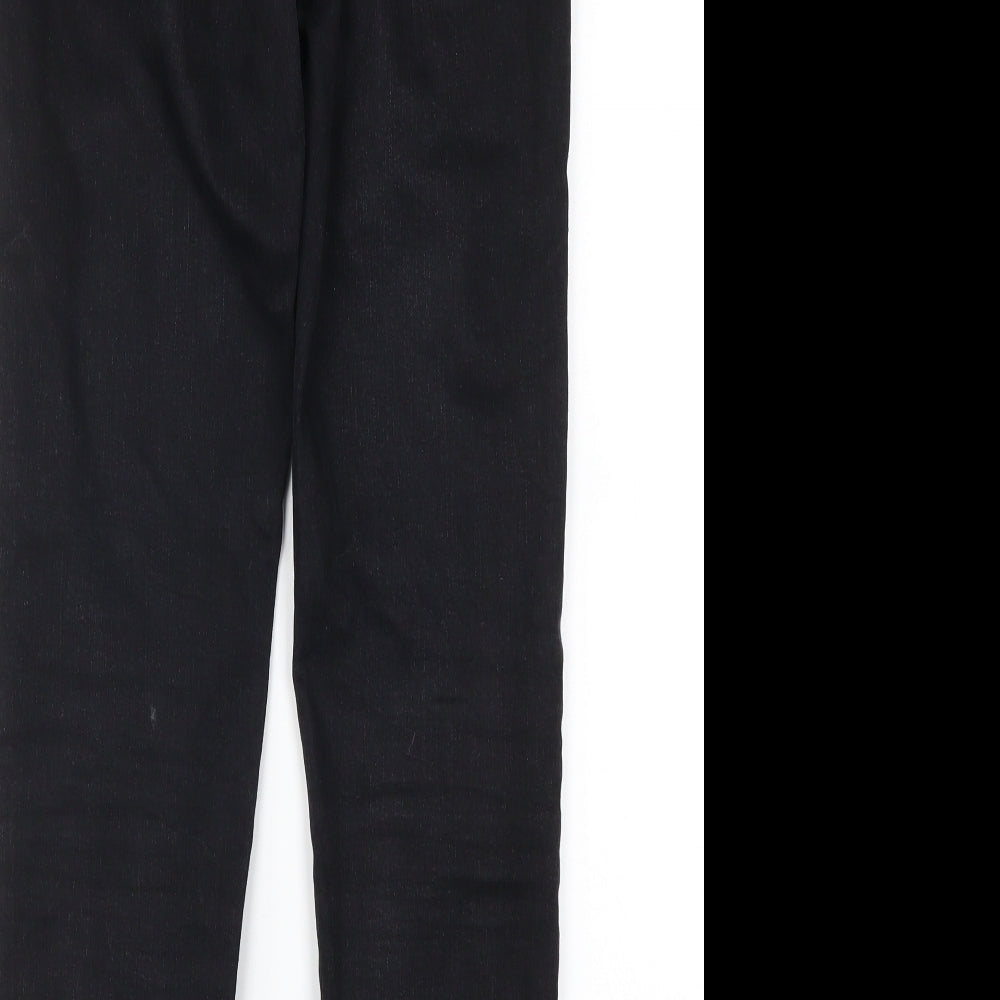 Very Womens Black  Denim Skinny Jeans Size 10 L26.5 in