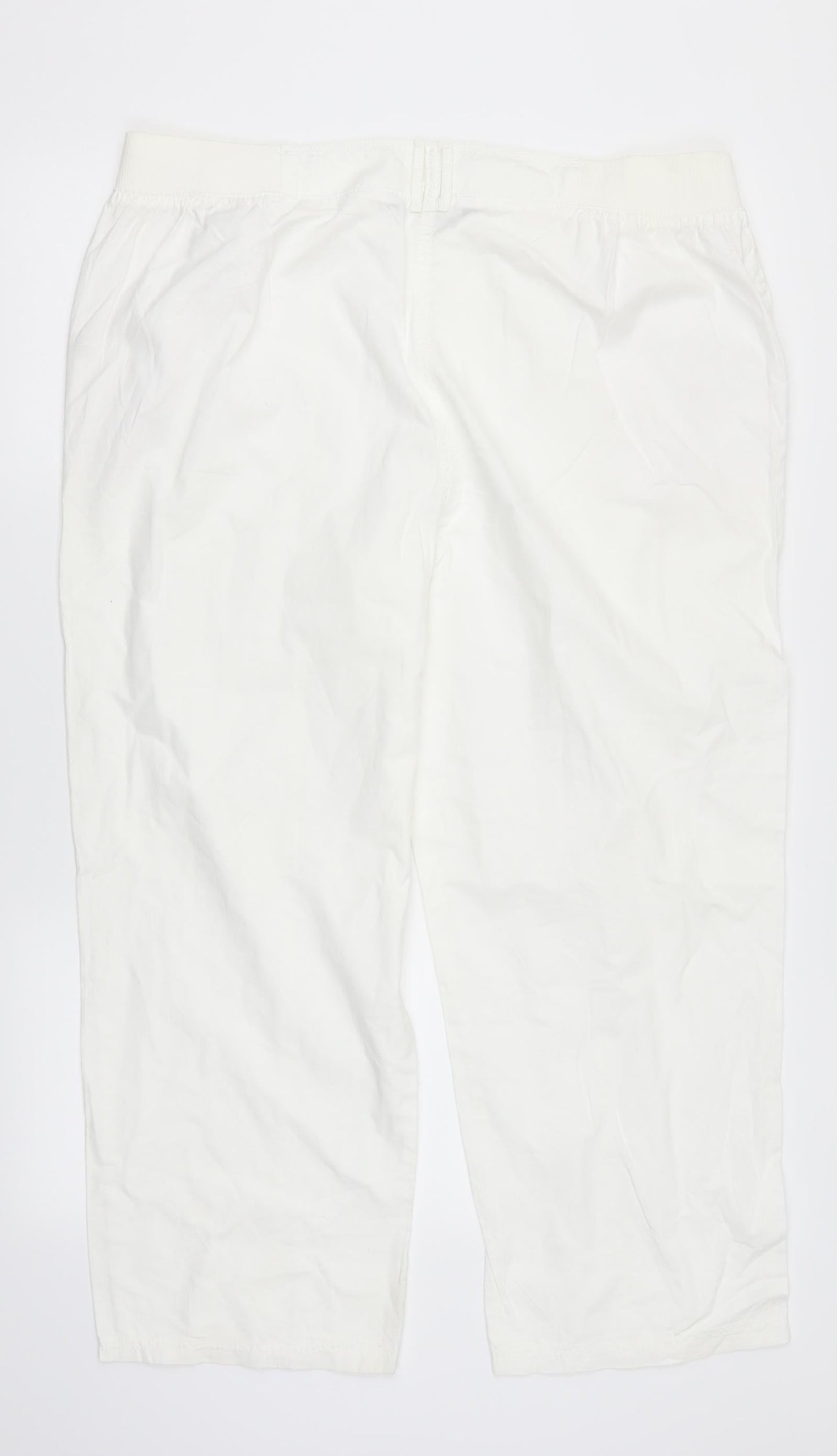 Bonmarché Womens White   Trousers  Size 18 L26 in