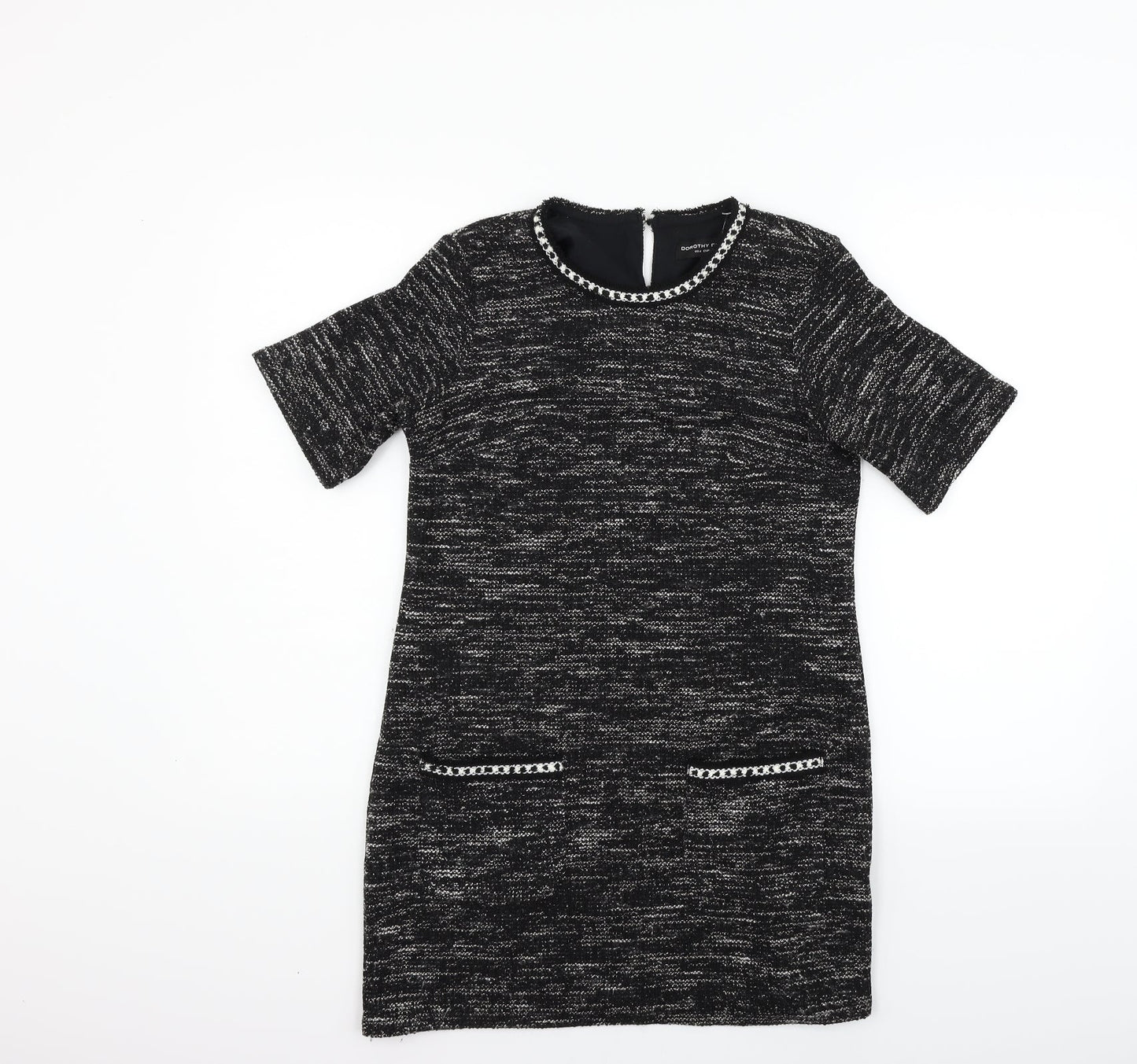 Dorothy Perkins Womens Black   Fit & Flare  Size 8