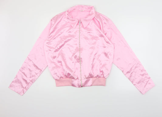 Preworn Girls Pink   Jacket Coat One Size