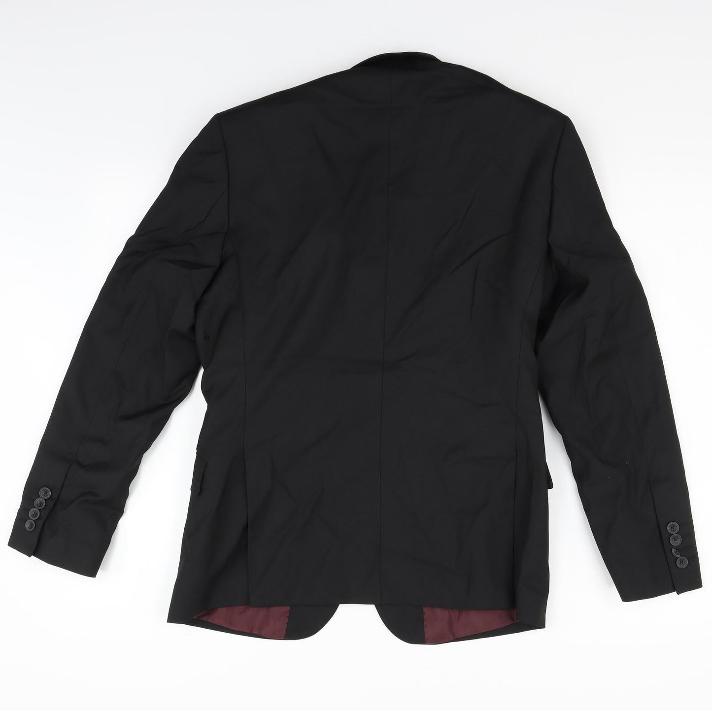 Marks and Spencer Mens Black   Jacket Coat Size 36