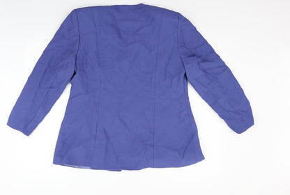 shubette Womens Blue   Jacket Coat Size 16