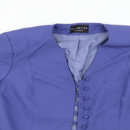 shubette Womens Blue   Jacket Coat Size 16