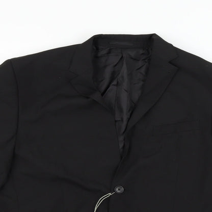 Preloved Onfire  Mens Black   Jacket Coat Size 42 - Detail