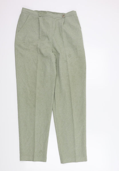 Preloved Classic Womens Green   Trousers  Size 14 L27 in - Front