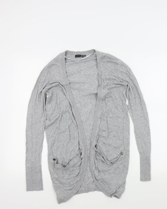 Primark Womens Grey   Cardigan Jumper Size 10