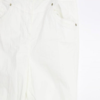 Cecil Womens White   Trousers  Size 33 in L27 in