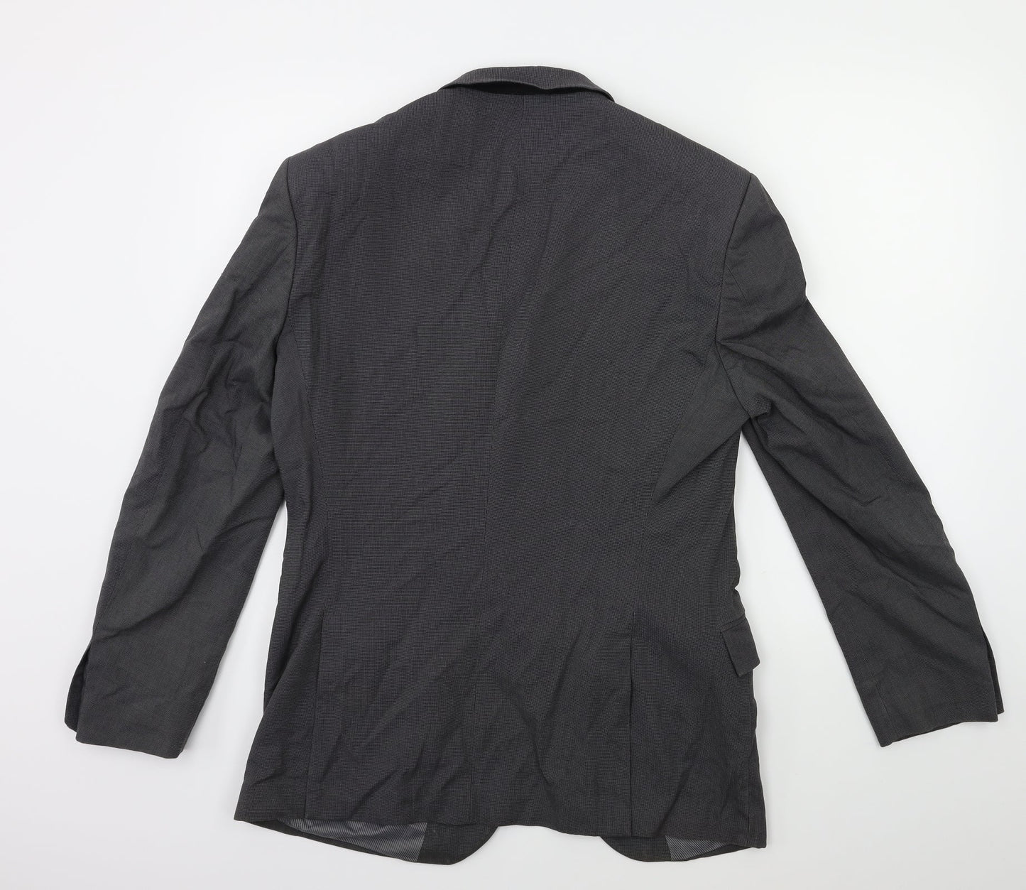 Icona Mens Grey   Jacket Suit Jacket Size 38
